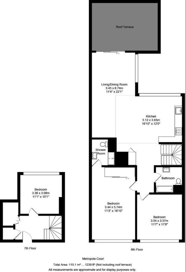 Penthouse Paradise: Beachfront Luxury with Spa & Rooftop Views Brighton Exterior photo